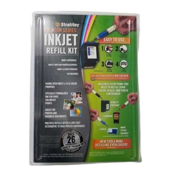 New and Sealed INKJET Refill Kit - Picture 1 of 16
